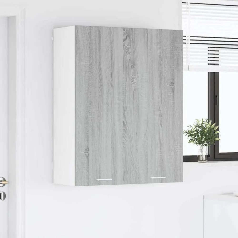 vidaXL Armarios Y Almacenamiento-Mueble colgante con almacenamiento 80 x 31 x 100 cm