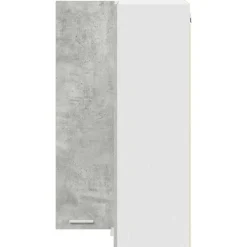 vidaXL Mueble colgante con puerta y 57 x 57 x 100 cm Gris concreto