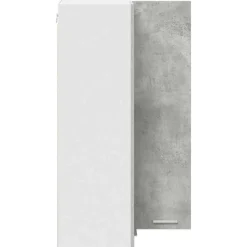 vidaXL Mueble colgante con puerta y 57 x 57 x 100 cm Gris concreto