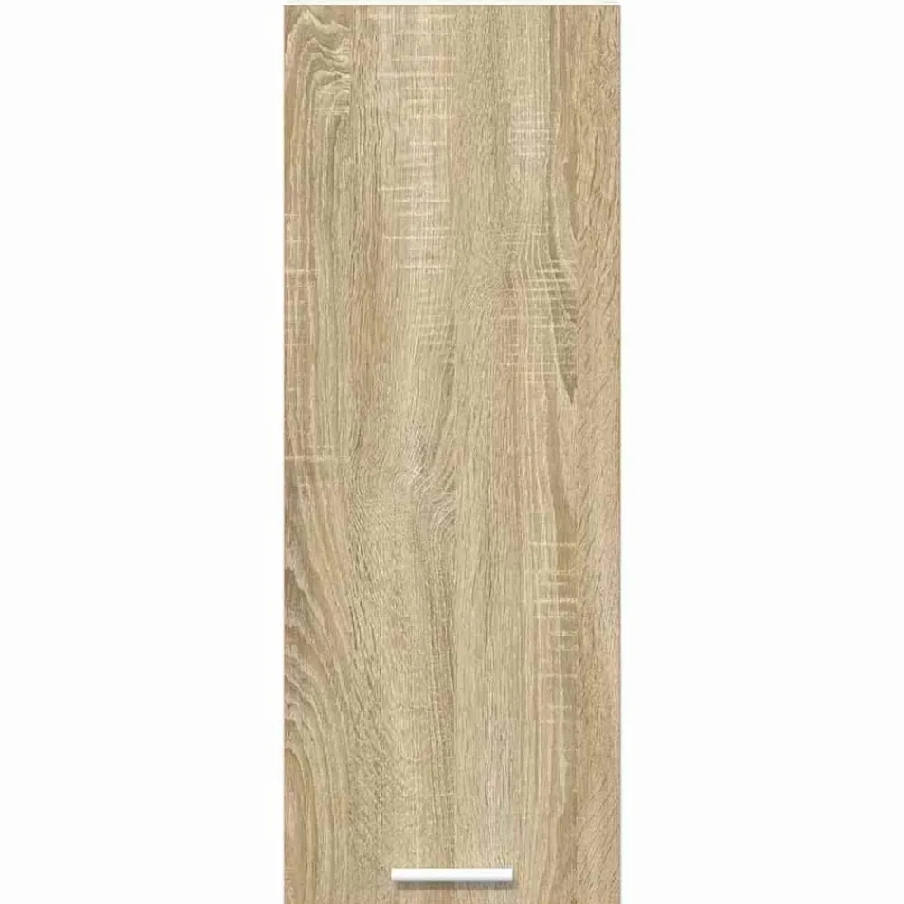 vidaXL Mueble colgante con puerta Roble Sonoma y 30 x 31 x 80 cm Madera reciclada Hot