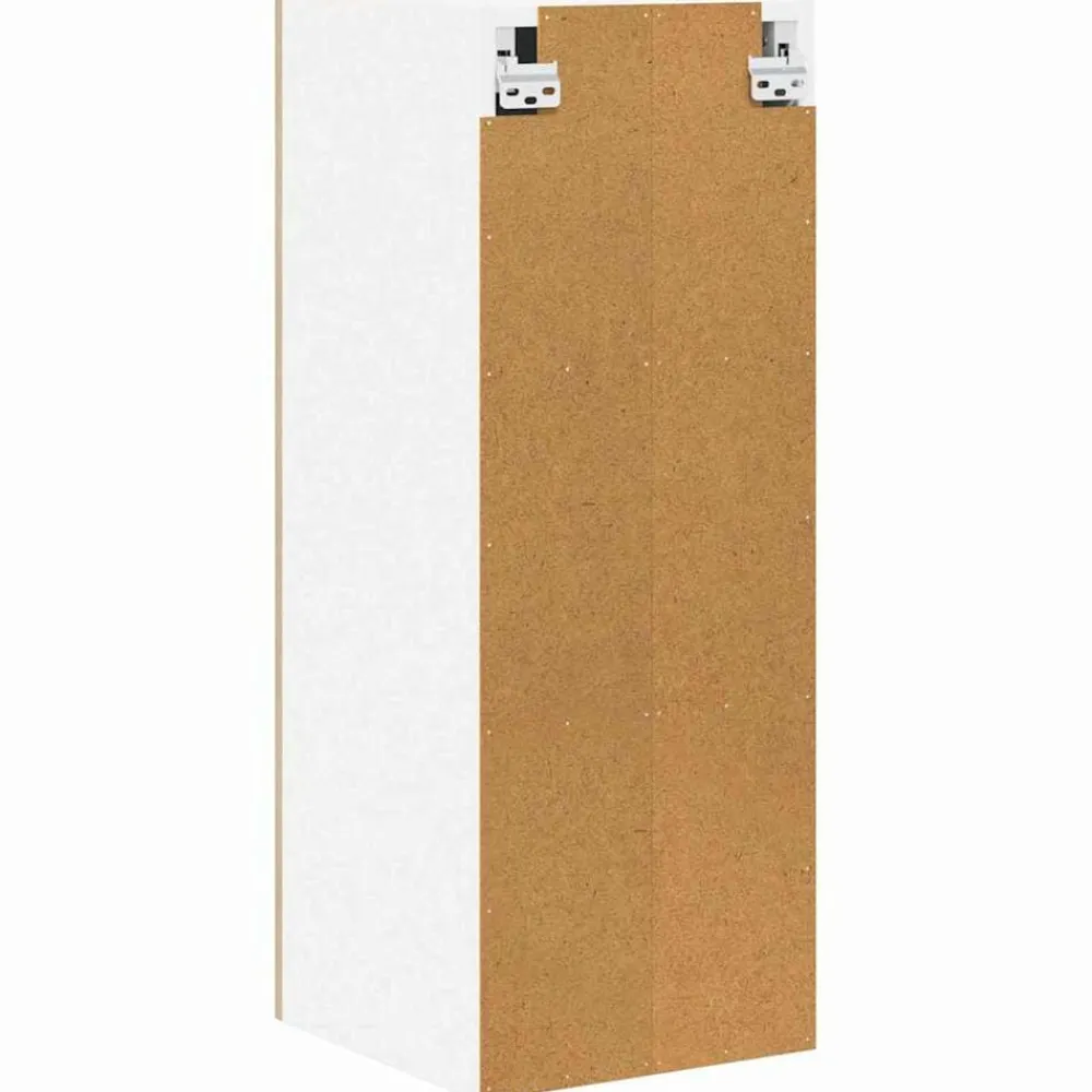 vidaXL Mueble colgante con puerta Roble Sonoma y 30 x 31 x 80 cm Madera reciclada Hot