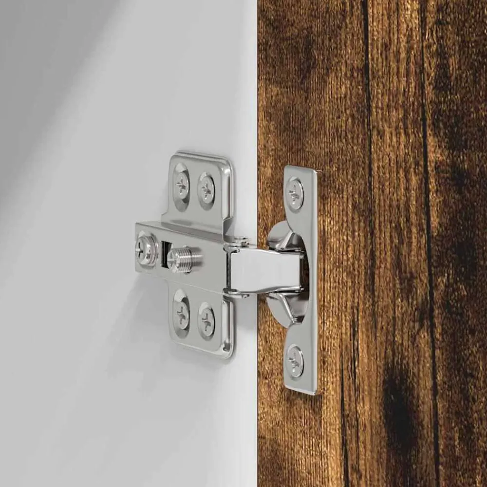 vidaXL Mueble colgante con puerta 40 x 31 x 100 cm Roble ahumado Clearance