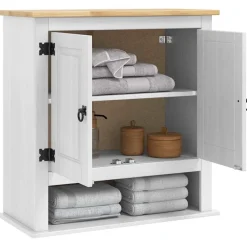 vidaXL Mueble colgante Corona 70 x 33 x 71,5 cm Madera de pino macizo Discount