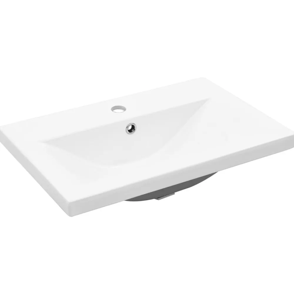 vidaXL Armarios Y Almacenamiento-Mueble con lavabo integrado madera envejecida