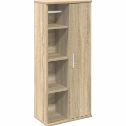 vidaXL Conjuntos De Muebles-Mueble de baño con portarrollos 39x22x90 cm