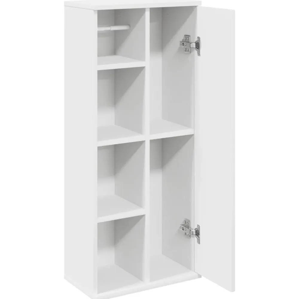 vidaXL Conjuntos De Muebles-Mueble de baño con portarrollos 39x22x90 cm