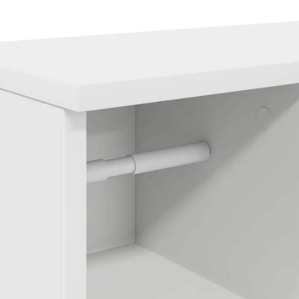 vidaXL Conjuntos De Muebles-Mueble de baño con portarrollos 39x22x90 cm