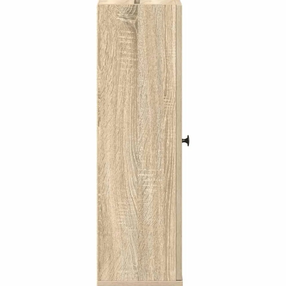 vidaXL Mueble de baño con portarrollos 20,5x22x72 cm Roble Sonoma Best