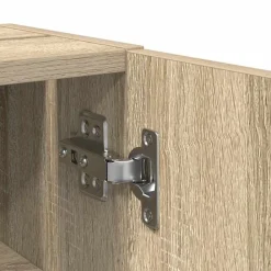 vidaXL Mueble de baño con portarrollos 20,5x22x72 cm Roble Sonoma Best