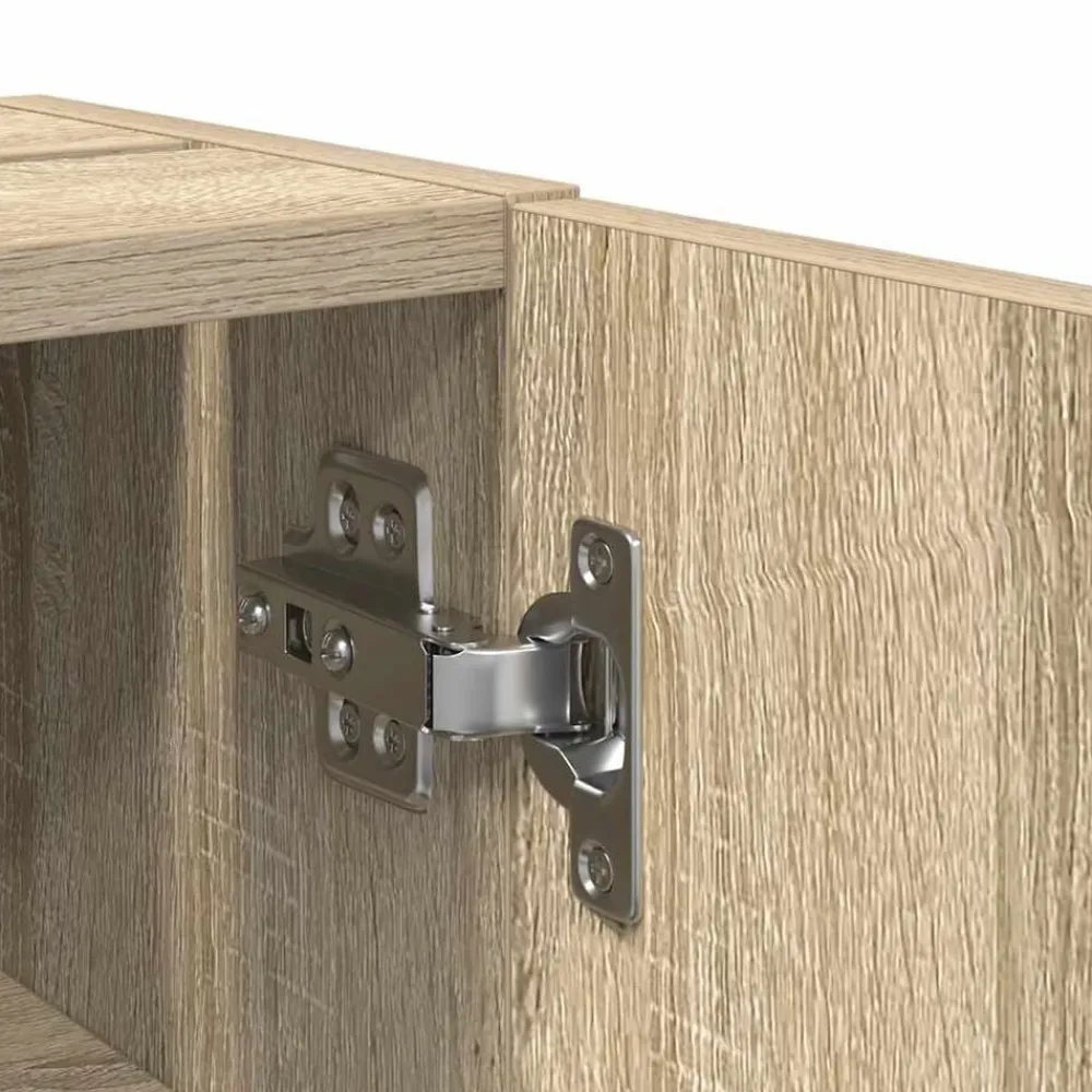 vidaXL Mueble de baño con portarrollos 20,5x22x72 cm Roble Sonoma Best