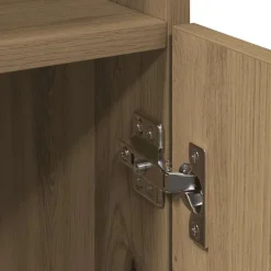 vidaXL Mueble de baño madera de ingeniería 30x30x179 cm Roble artisan