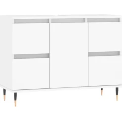 vidaXL Conjuntos De Muebles-Mueble de baño madera de ingeniería 80x33x60 cm
