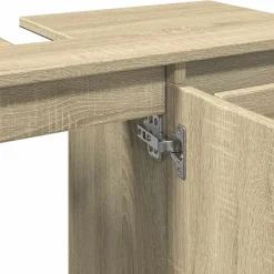 vidaXL Armarios Y Almacenamiento-Mueble de baño madera de ingeniería 80x33x60 cm