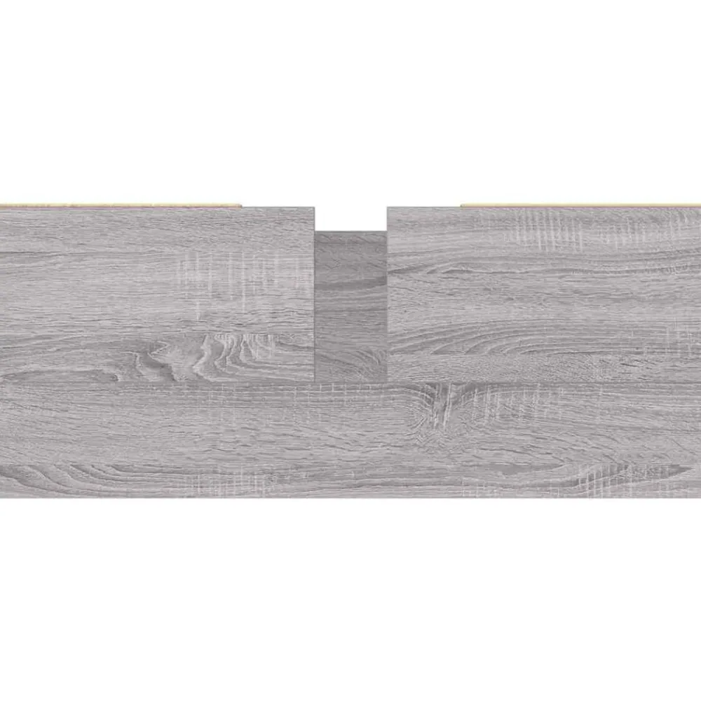 vidaXL Mueble de baño madera de ingeniería 80x33x60 cm Gris sonoma Clearance