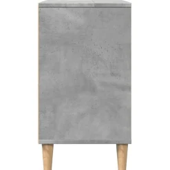 vidaXL Mueble de baño madera de ingeniería gris hormigón 80x33x60 cm Gris hormig&oacute;n Clearance