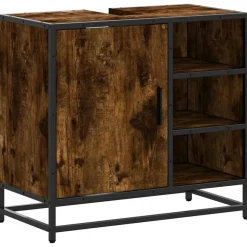 vidaXL Conjuntos De Muebles-Mueble de baño para lavabo 65x33x60 cm
