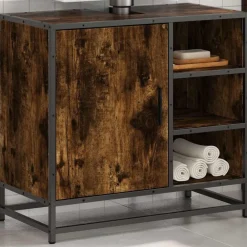 vidaXL Conjuntos De Muebles-Mueble de baño para lavabo 65x33x60 cm