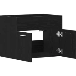 vidaXL Mueble de baño para lavabo de 60x38,5x46 cm Roble negro Sale