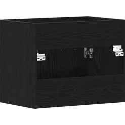vidaXL Mueble de baño para lavabo de 60x38,5x46 cm Roble negro Sale