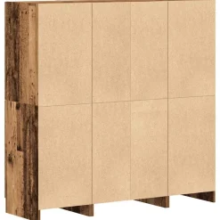 vidaXL Estanterías-Mueble de cocina 3 piezas madera contrachapada madera vieja