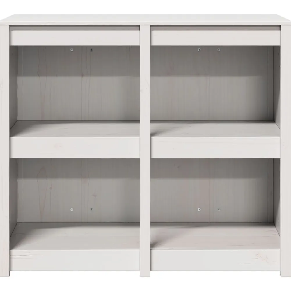 vidaXL Mueble de Cocina con estante MEPPEL Cálido 106 x 55 x 92 cm Madera de pino blanca