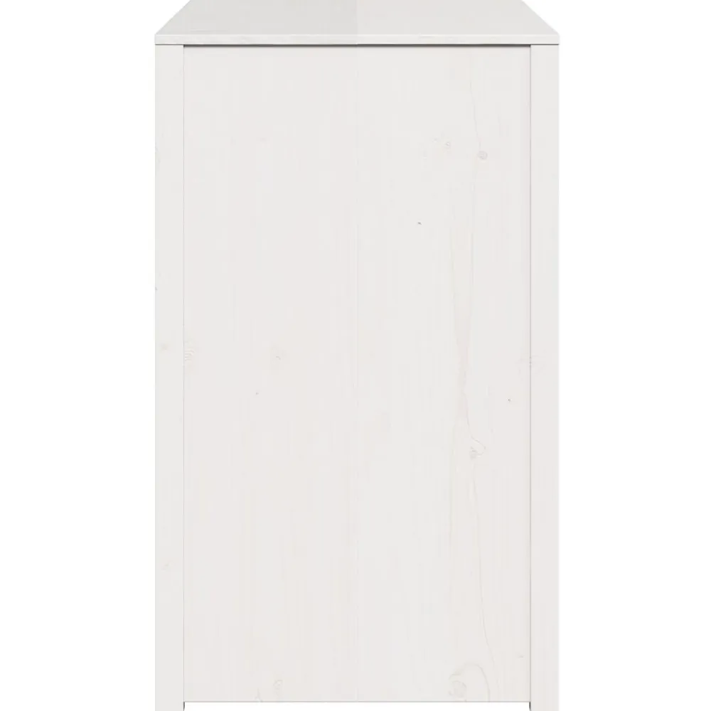 vidaXL Mueble de Cocina con estante MEPPEL Cálido 106 x 55 x 92 cm Madera de pino blanca