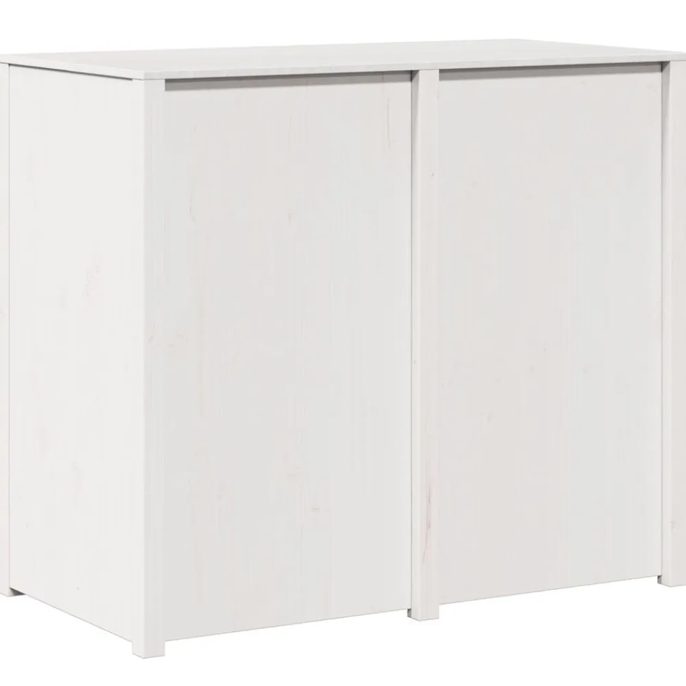 vidaXL Mueble de Cocina con estante MEPPEL Cálido 106 x 55 x 92 cm Madera de pino blanca