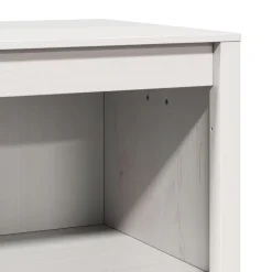 vidaXL Mueble de Cocina con estante MEPPEL Cálido 106 x 55 x 92 cm Madera de pino blanca