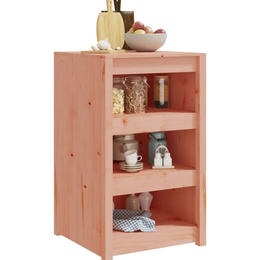 vidaXL Mueble de cocina de exterior MEPPEL madera maciza Douglas 55x55x92 cm Douglas natural Best