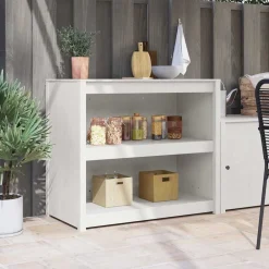 vidaXL Armarios Y Almacenamiento-Mueble de Cocina MEPPEL 106 x 55 x 92 cm Madera de pino macizo