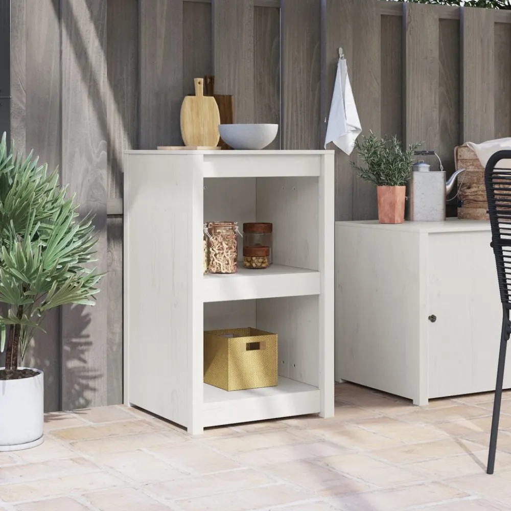 vidaXL Armarios Y Almacenamiento-Mueble de Cocina MEPPEL 55 x 55 x 92 cm Madera de pino macizo