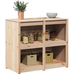 vidaXL Armarios Y Almacenamiento-Mueble de Cocina MEPPEL Roble Marrón 106 x 55 x 92 cm