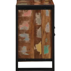 vidaXL Mueble de Cuarto de Baño Marrón Madera sólida recuperada Outlet