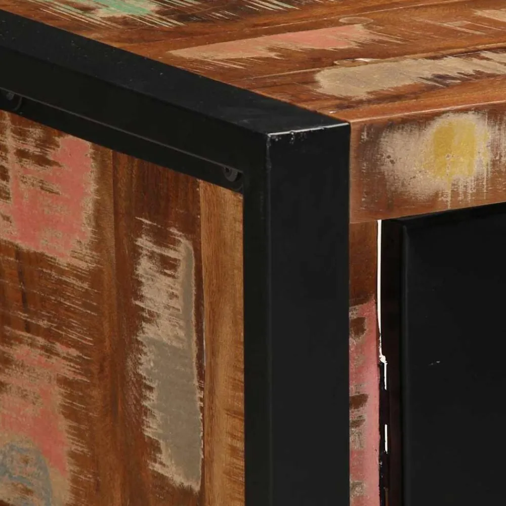 vidaXL Mueble de Cuarto de Baño Marrón Madera sólida recuperada Outlet