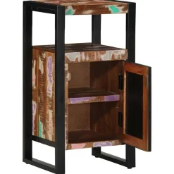 vidaXL Mueble de Cuarto de Baño Marrón Madera sólida recuperada Best