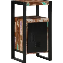 vidaXL Mueble de Cuarto de Baño Marrón Madera sólida recuperada Best
