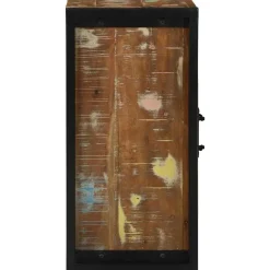 vidaXL Mueble de Cuarto de Baño Marrón Madera sólida recuperada Hot