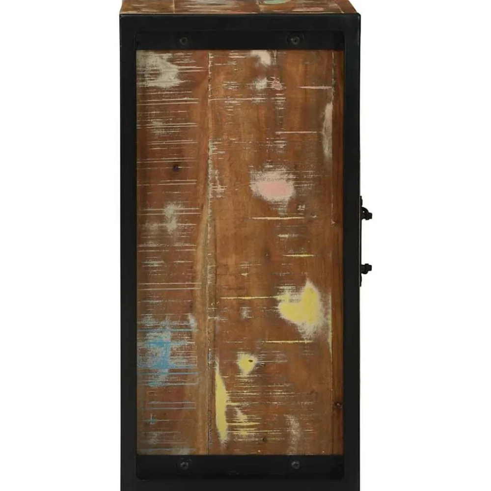 vidaXL Mueble de Cuarto de Baño Marrón Madera sólida recuperada Hot