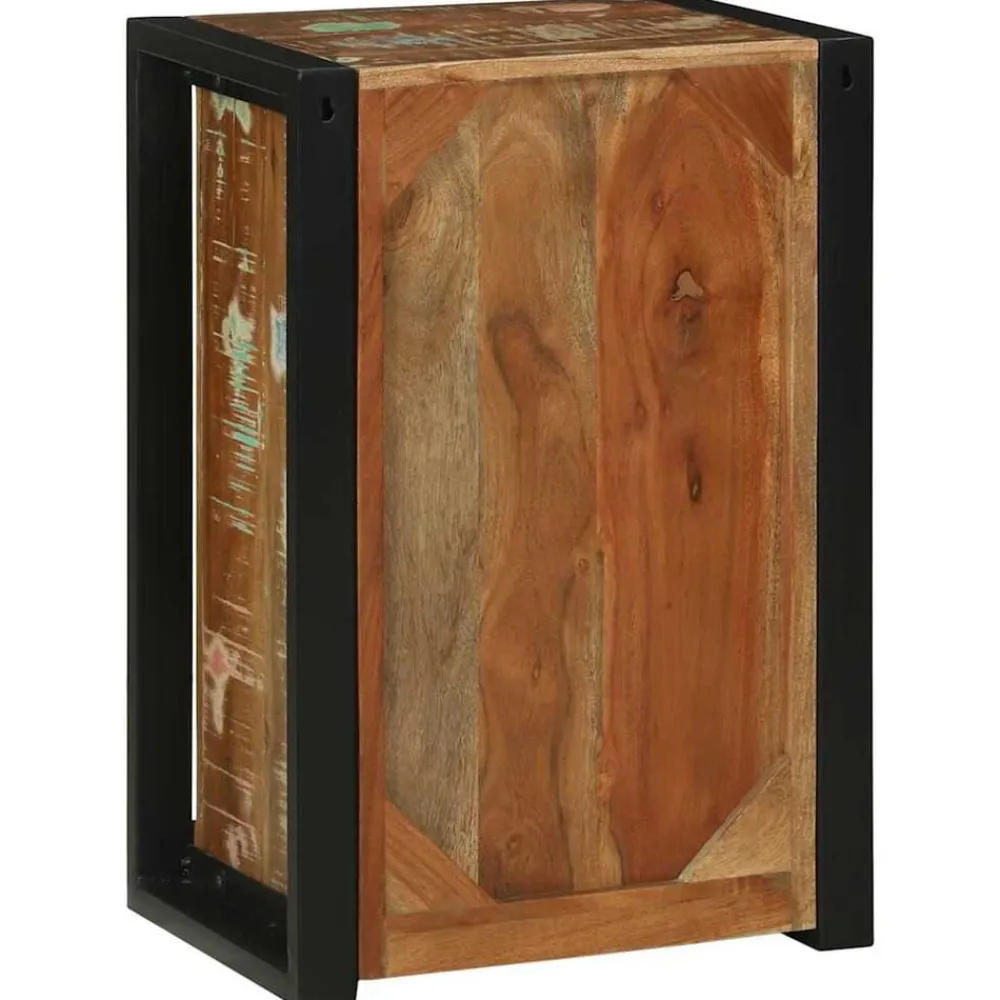 vidaXL Mueble de Cuarto de Baño Marrón Madera sólida recuperada Hot