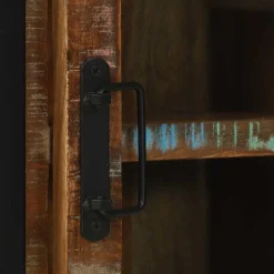 vidaXL Mueble de Cuarto de Baño Marrón Madera sólida recuperada Hot