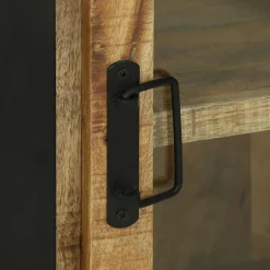 vidaXL Mueble de Cuarto de Baño Marrón Madera de mango maciza Outlet