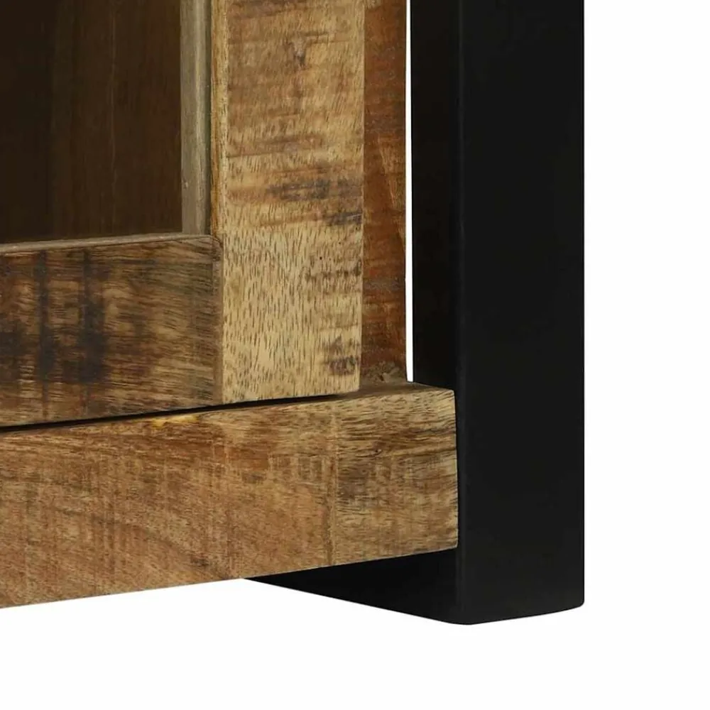 vidaXL Mueble de Cuarto de Baño Marrón Madera de mango maciza Outlet