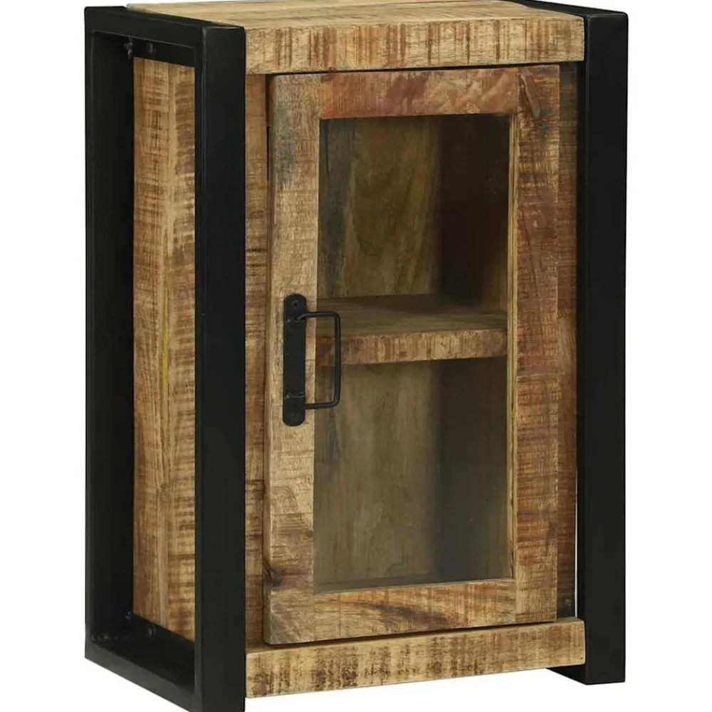 vidaXL Mueble de Cuarto de Baño Marrón Madera de mango maciza Outlet