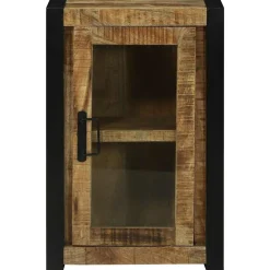 vidaXL Mueble de Cuarto de Baño Marrón Madera de mango maciza Outlet