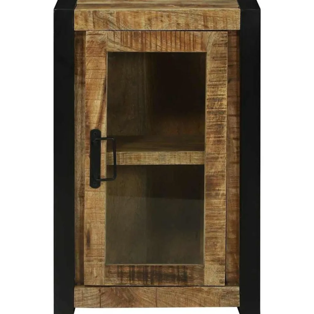 vidaXL Mueble de Cuarto de Baño Marrón Madera de mango maciza Outlet