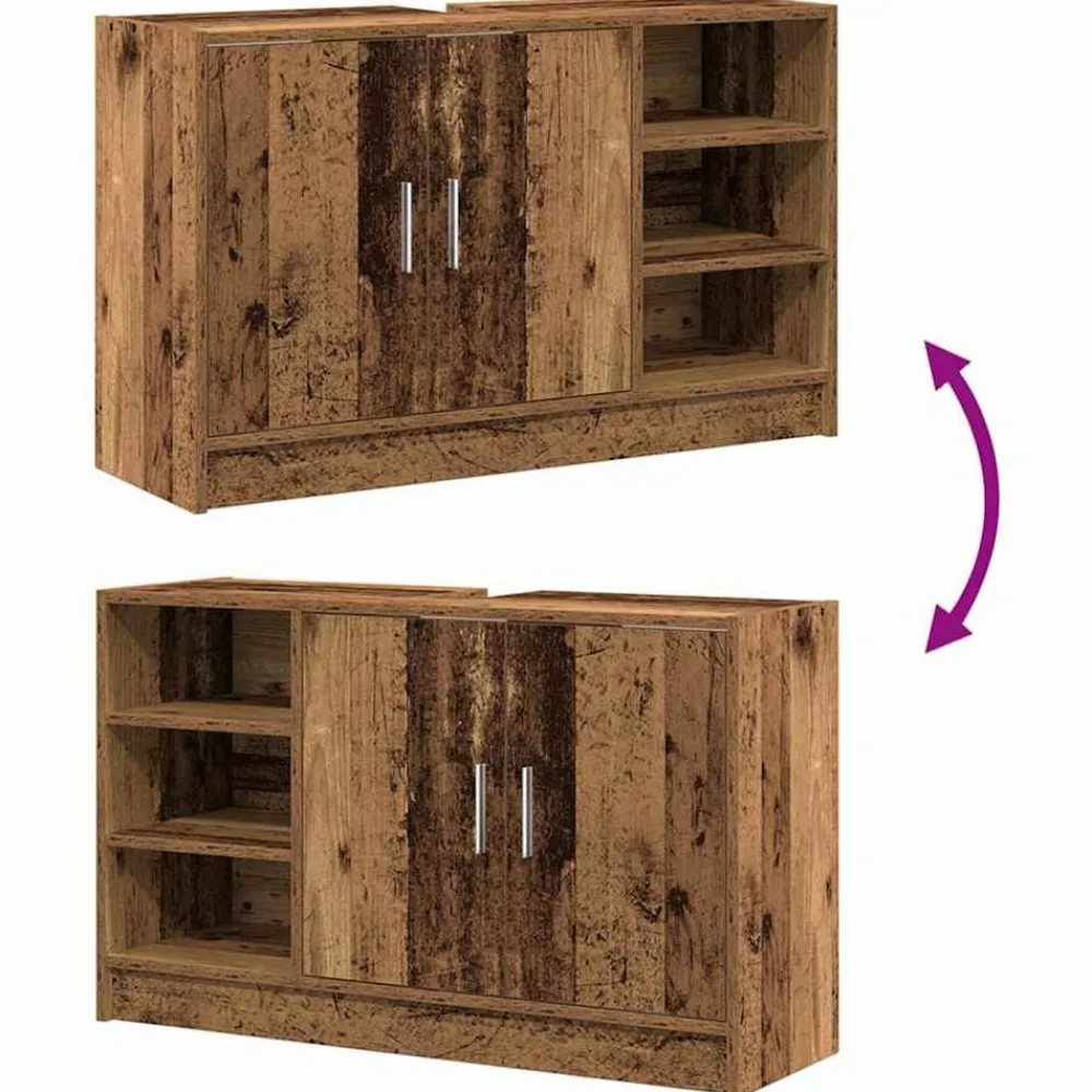 vidaXL Conjuntos De Muebles-Mueble de Cuarto de Baño 90 x 29 x 55 cm