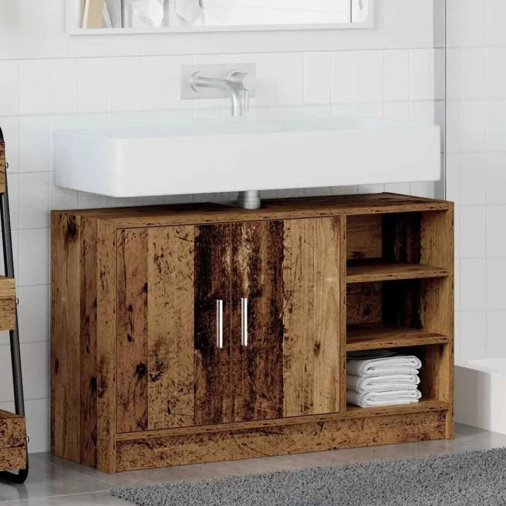 vidaXL Conjuntos De Muebles-Mueble de Cuarto de Baño 90 x 29 x 55 cm
