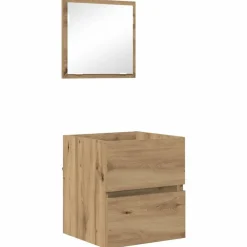 vidaXL Conjuntos De Muebles-Mueble de Cuarto de Baño Roble artesanal 41 x 38,5 x 45 cm