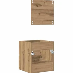 vidaXL Conjuntos De Muebles-Mueble de Cuarto de Baño Roble artesanal 41 x 38,5 x 45 cm