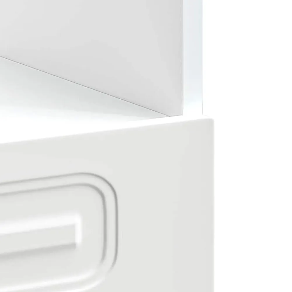 vidaXL Mueble de horno Kalmar madera reconstituida Blanco Hot